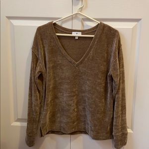 Velvet v neck